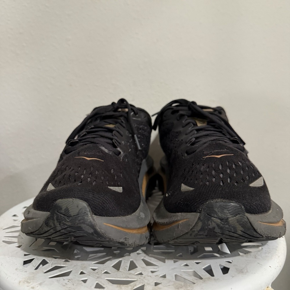 Hoka One One Kawana 1123164-BCPPR Women's US 9B Running Shoes Black Sneakers - Picture 3 of 6